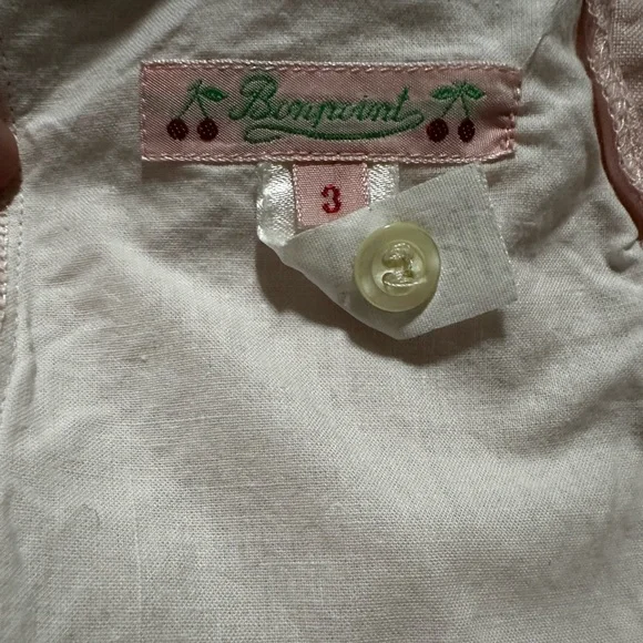 Bonpoint Dress Baby Pink Size 3T